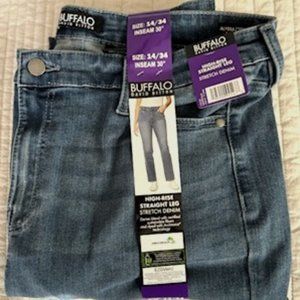 Buffalo High-Rise Straight Leg Jeans (NWT)